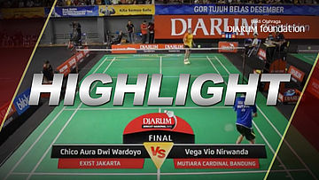 Vega Vio Nirwanda (Mutiara Cardinal Bandung) VS Chico Dwi Aura (Exist Jakarta)