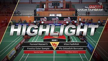 Ferneel Hazael Sompie/Freeisy Ester Sompie (Sporlex Sulut) VS Irfan Fadhillah/Pia Zebadiah Bernadet (Jaya Raya Jakarta)