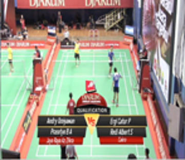 Andry Ilmiyawan/Prasetyo BA (JAYA RAYA AZ-ZIKRA) VS Ergi Catur P/Redi Albert S (CAKRA) 