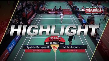Syabda Perkasa B (Djarum Kudus) VS Muh Asqar Harianto (Djarum Kudus)