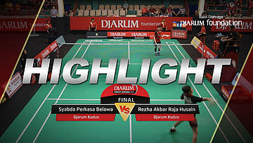Rezha Akbar Raja Husain (Djarum Kudus) VS Syabda Perkasa Belawa (Djarum Kudus)