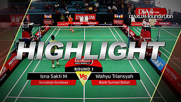 Isna Sakti M (Suryabaja Surabaya) VS Wahyu Triansyah (Bank Sumsel Babel) 