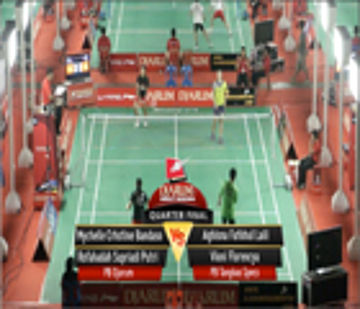 Mychelle Crhstine B. / Rofahadah S. P. (PB DJARUM) VS Aghisna F. L. / Vioni F. (PB TANGKAS SPECS) 