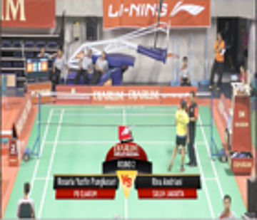 Rosaria Yusfin Pungkasari (PB DJARUM) VS Rina Andriani (SULUH JAKARTA) 