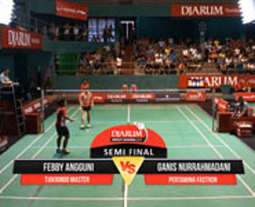 Febby Angguni (Tjakrindo Master) VS Ganis Nurrahmadani (Pertamina Fastron)