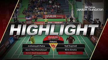 Tedi Supriadi/Ririn Amelia (Djarum Kudus) VS Ardiansyah Putra/Devi Tika Permatasari (Berkat Abadi Banjarmasin)
