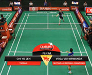 Vega Vio Nirwanda (Mutiara Cardinal Bandung) VS Chi Yu Jen (Taiwan)