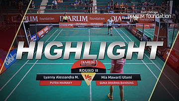 Mia Mawarti Utami (Guna Dharma Bandung) VS Lyanny Alessandra Mainaky (Putra Mainaky)