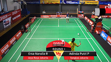 Ersa Narulia R (Jaya Raya Jakarta) VS Adinda Putri Pratiwi (Tangkas Jakarta)