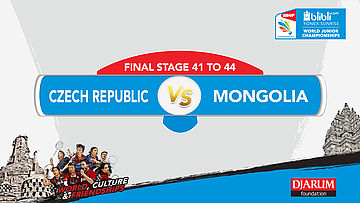 BLIBLI.COM WJC 2017 | FINAL STAGE 41 TO 44 | CZECH REPUBLIC vs MONGOLIA | MD
