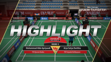 Muhammad Aldo Apriyandi (Djarum Kudus) VS Arya Satya Dwithia (Terpadu Balikpapan)