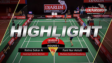 Ratna Sekar Arum (Jayaraya Satria Sleman) VS Fani Nur Astuti (Mutiara Cardinal Bandung) 