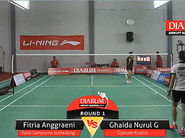 Fitria Anggraeni (PB. Exist Sampurna Sumedang) VS Ghaida Nurul Ghaniyu (PB. Djarum Kudus)