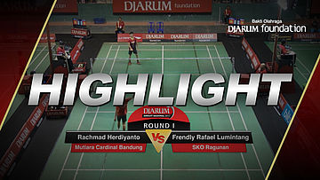 Rachmad Herdiyanto (Mutiara Cardinal Bandung) VS Frendly Rafael Lumintang (SKO Ragunan)