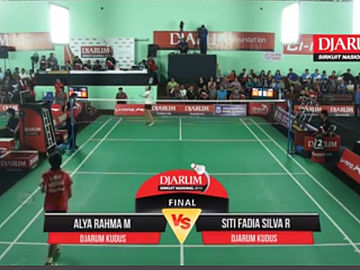 Alya Rahma Mulyani (PB DJARUM KUDUS) VS Siti Fadia Silva Ramadhanti (PB DJARUM KUDUS)