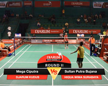 Mega Ciputra (Djarum Kudus) VS Sultan Putra Bujana (Hiqua Wima Surabaya)