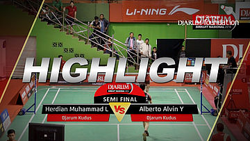 Herdian Muhammad L (Djarum Kudus) VS Alberto Alvin Y (Djarum Kudus) 