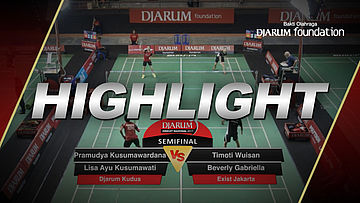 Pramudya Kusumawardana/Lisa Ayu Kusumawati (Djarum Kudus) VS Timoti Wuisan/Beverly Gabriella (Exist Jakarta)