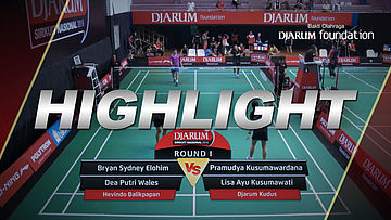 Pramudya Kusumawardana/Lisa Ayu Kusumawati (Djarum Kudus) VS Bryan Sydney Elohim/Dea Putri Wales (Hevindo Balikpapan)