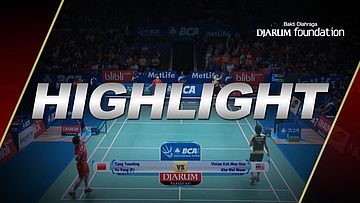 Vivian Kah Mun Hoo/Khe Wei Woon (Malaysia) VS Tang Yuanting/Yu Yang (China)