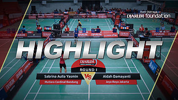 Aidah Damayanti (Jaya Raya Jakarta) VS Sabrina Aulia Yasmin (Mutiara Cardinal Bandung)