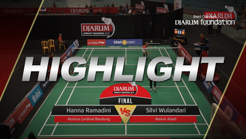 Hanna Ramadini (Mutiara Cardinal Bandung) VS Silvi Wulandari (Berkat Abadi)