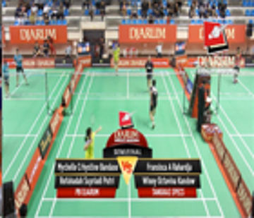 Mychelle Crhistine B. / Rofahadah S. P. (PB DJARUM) VS Fransisca A.R. / Winny O. K. (TANGKAS SPECS) 