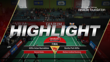 Alifia Intran Nurrokhim (Djarum Kudus) VS Devita Puti Alifia (Mutiara Cardinal Bandung)