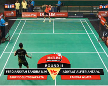 Adiyaat Alfitrianta Wibawa (Candra Wijaya) VS Ferdiansyah Sandra Nur Wijanad (Tahfidz-Qu Yogyakarta)