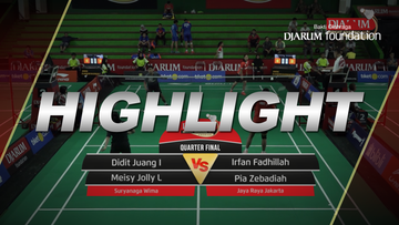 Didit Juang Indrianto/Meisy Jolly Lee (Suryanaga Wima) VS Irfan Fadhillah/Pia Zebadiah (Jaya Raya Jakarta)