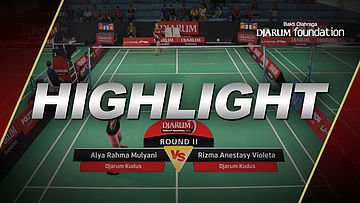 Alya Rahma Mulyani (Djarum Kudus) VS Rizma Anestasy Violeta (Djarum Kudus)