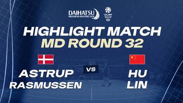 Indonesia Masters 2026 | MD R32 | ASTRUP / RASMUSSEN (DEN) [6] vs HU / LIN (CHN)