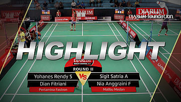 Yohanes Rendy/Dian Fitriani (Pertamina Fastron) VS Sigit Satria/Nia Anggraini (Malibu Medan)