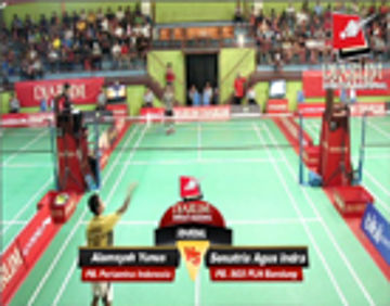 Alamsyah Yunus (PB.PERTAMINA INDONESIA) VS Senatria Agus Indra (PB. SGS PLN BANDUNG) 