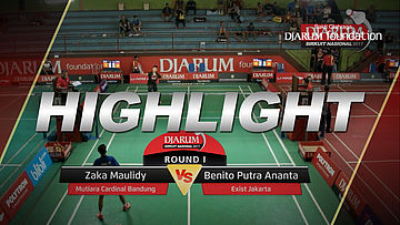 Zaka Maulidy (Mutiara Cardinal Bandung) VS Benito Putra A (Exist Jakarta)