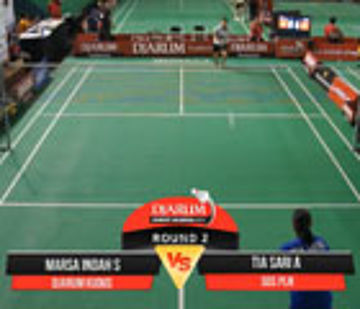 Marsa Indah S (Djarum Kudus) VS Tia Sari A (SGS PLN)