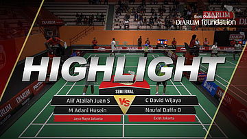 Alif Atallah Juan S /M Adani Husein (Jaya Raya Jakarta) VS C David Wijaya/Naufal Daffa D R (Exist Jakarta)