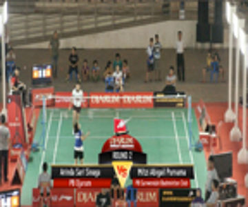 Arinda Sari Sinaga (PB DJARUM) VS Mitzi Abigail Purnama (PB SARWENDAH BADMINTON)