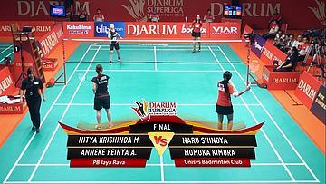Nitya Krishinda/ Anneke Feinya (PB JAYA RAYA) VS Naru Shinoya/ Momoka Kimura (UNISYS) DJARUM SUPERLIGA 2013