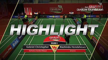 Gabriel Christopher Wintan Wijaya (Daihatsu Candra Wijaya) VS Rashindu Hendahewa (Sri Lanka)