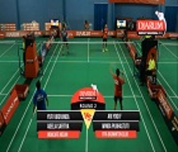 Yufi V/Adelia S (INDOCAFE MEDAN) VS Ari Yogi F/Winda P (FIFA BADMINTON CLUB)