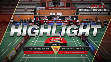 Muhammad Rivani (Berkat Abadi) VS Muhammad Antonio Dhyasz (Mutiara Cardinal, Bandung)