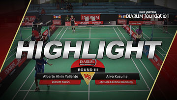 Alberto Alvin Yulianto (Djarum Kudus) VS Arya Kusuma (Mutiara Cardinal Bandung)