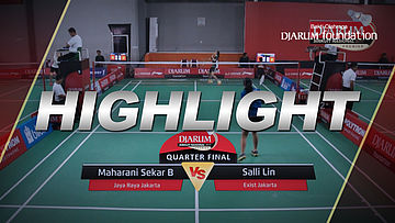 Maharani Sekar B (Jaya Raya Jakarta) VS Salli Lin (Exist Jakarta)