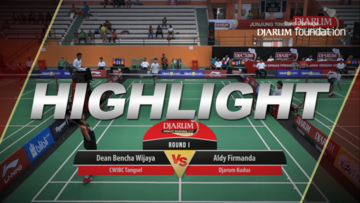 Aldy Firmanda (Djarum Kudus) VS Dean Bencha Wijaya (CWIBC Tangsel)
