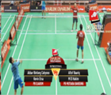 Akbar Bintang C. / Kevin Ersa PB DJARUM) VS Altof Baariq / M El Hakim (PB MUTIARA BANDUNG)