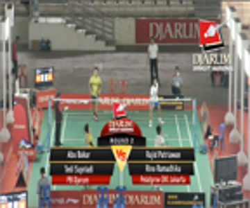 Abu Bakar / Tedi Supriadi (PB DJARUM) VS Rajid Patriawan / Rino Ramadhika (PELATPROV DKI JAKARTA)