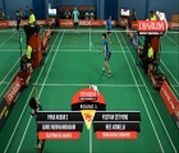 Panji Akbar S/Ganis N (PELATPROV DKI JAKARTA) VS Yustian S/Neo Jasmelia (ERWIN DJOHAN SINGAPORE)