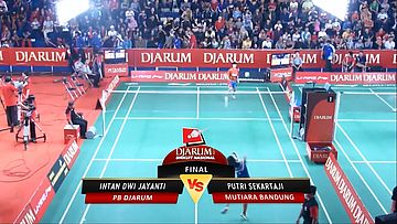 Intan Dwi Jayanti (PB DJARUM) VS Putri Sekartaji (MUTIARA BANDUNG)