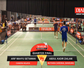 Arif W (Candra Wijaya) VS Abdul K (Mutiara Cardinal Bandung)
